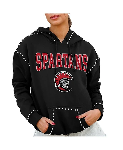 Gameday Couture Women's Black Tampa Spartans Studded Pullover Hoodie