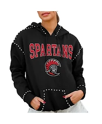 Gameday Couture Women's Black Tampa Spartans Studded Pullover Hoodie