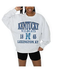Gameday Couture Women's Ash Kentucky Wildcats Premium Fleece Pullover Sweatshirt
