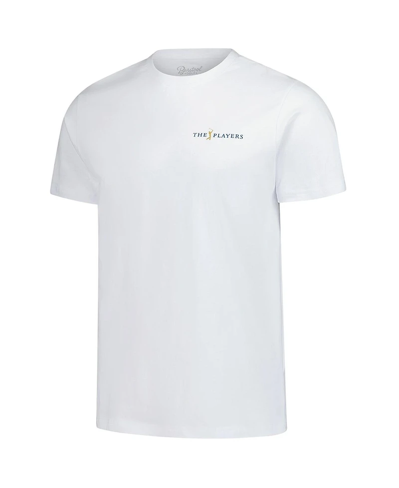 Barstool Golf Men's White The Players Florida Orange Garment Dyed T-Shirt