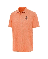 Antigua Men's Heather Orange Clemson Tigers Golfer Par 3 Polo Shirt