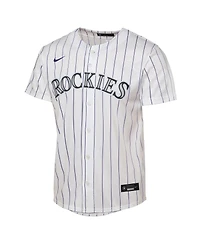 Nike Big Boys and Girls Kris Bryant White Colorado Rockies Home Replica Player Jersey