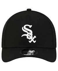 New Era Men's Black Chicago White Sox Player Replica 9FORTY Adjustable Hat