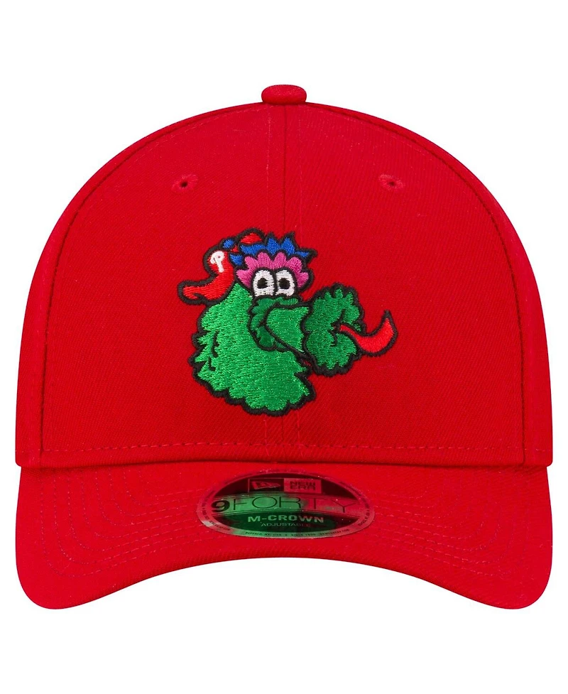 New Era Men's Red Philadelphia Phillies Player Replica 9FORTY Adjustable Hat
