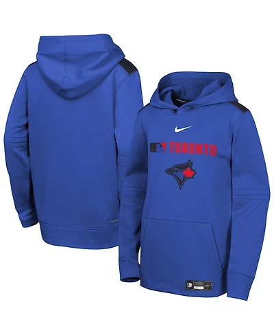 Nike Big Boys and Girls Royal Toronto Blue Jays City Connect Authentic Collection Performance Pullover Hoodie