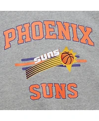 Mitchell & Ness Men's Heather Gray Phoenix Suns Hardwood Classics All Over 4.0 Pullover Sweatshirt