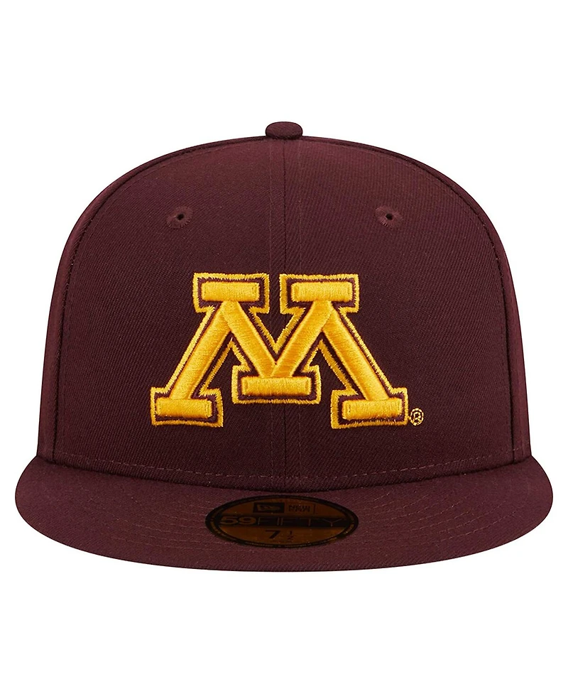 New Era Men's Maroon Minnesota Golden Gophers 59FIFTY Fitted Hat