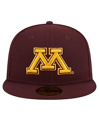 New Era Men's Maroon Minnesota Golden Gophers 59FIFTY Fitted Hat