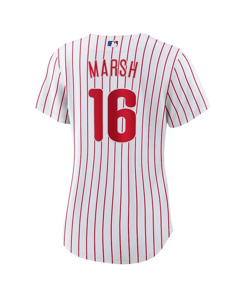 Nike Women's Brandon Marsh White Philadelphia Phillies Home Replica Jersey