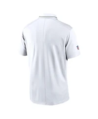 Nike Men's White Green Bay Packers Sideline Victory Performance Polo Shirt