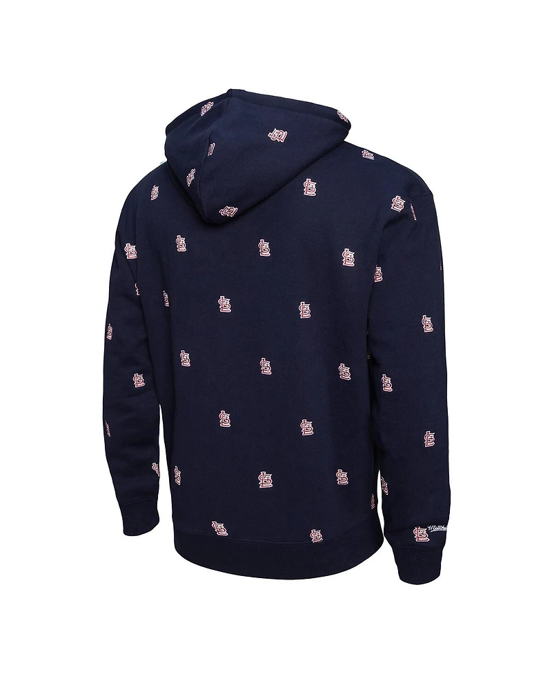 Mitchell & Ness Men's Navy St. Louis Cardinals Repeat Pullover Hoodie