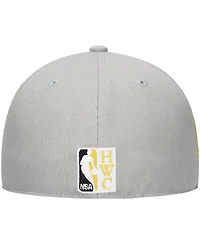 Mitchell & Ness Men's Gray New Jersey Nets Hardwood Classics 35th Anniversary Sunny Fitted Hat