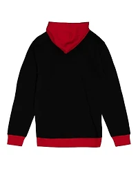 Mitchell & Ness Men's Black Chicago Bulls Hardwood Classics Big Face 5.0 Pullover Hoodie