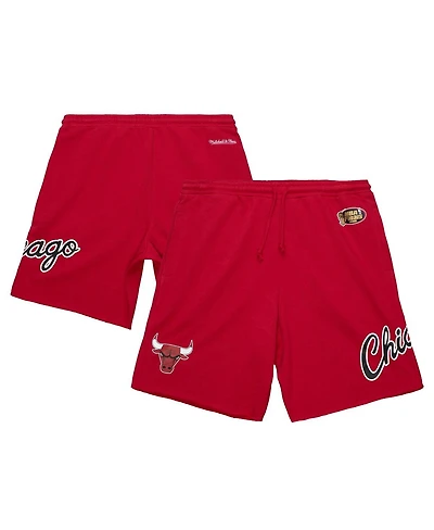 Mitchell & Ness Men's Red Chicago Bulls Game Day Shorts