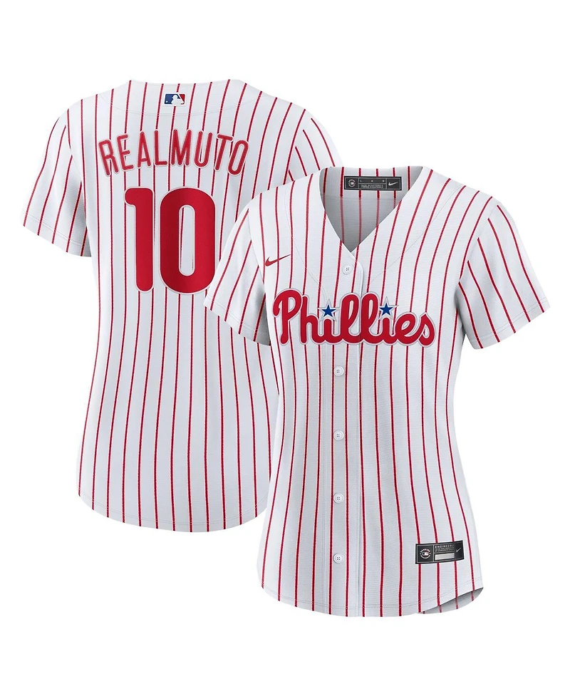 Nike Women's J.t. Realmuto White Philadelphia Phillies Home Replica Jersey