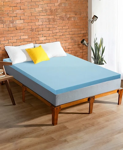 Payton 1" Gel Memory Foam Mattress Topper, Queen