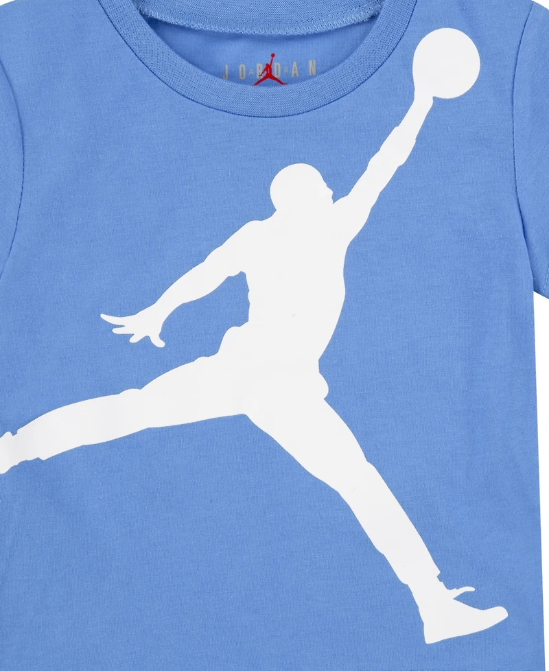 Jordan Baby Boys Jumbo Jump Man T Shirt and Shorts, 2 Piece Set