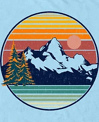 Design By Humans Men's Mountain View Short Sleeve T-Shirt