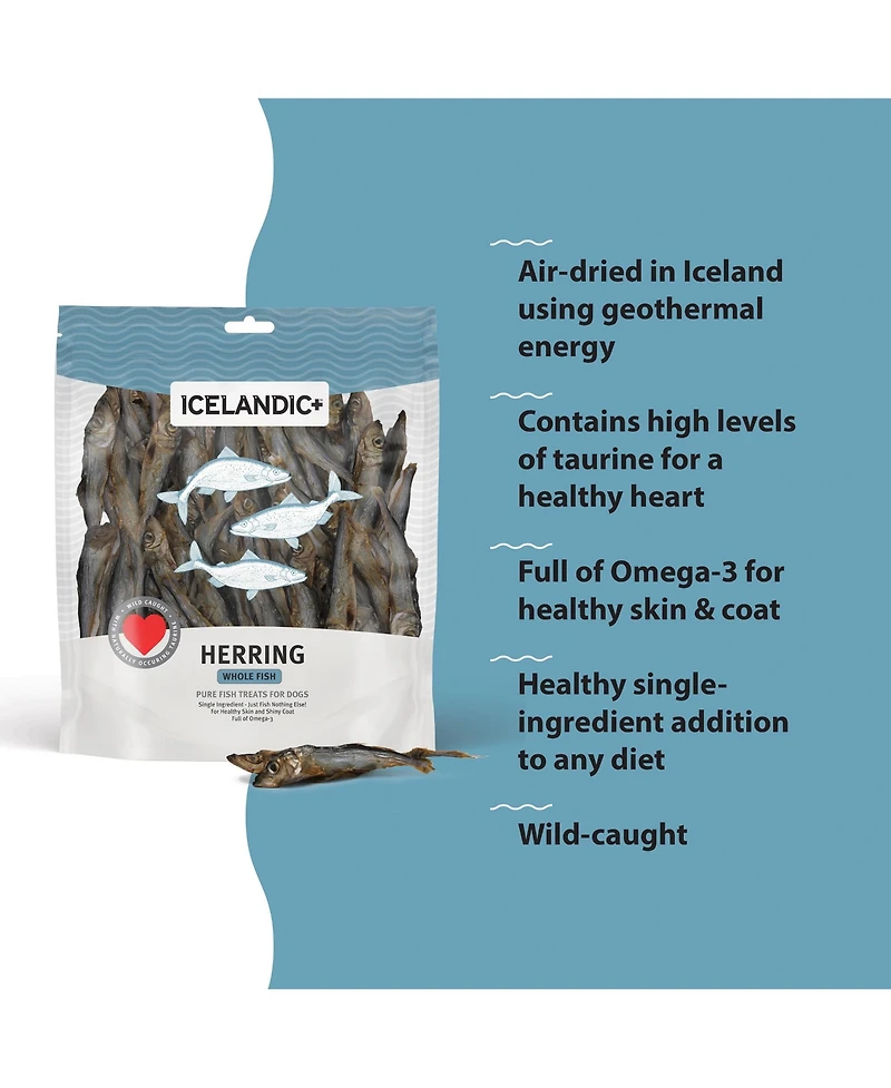 Whole Fish: Herring - Dog Treat 9oz