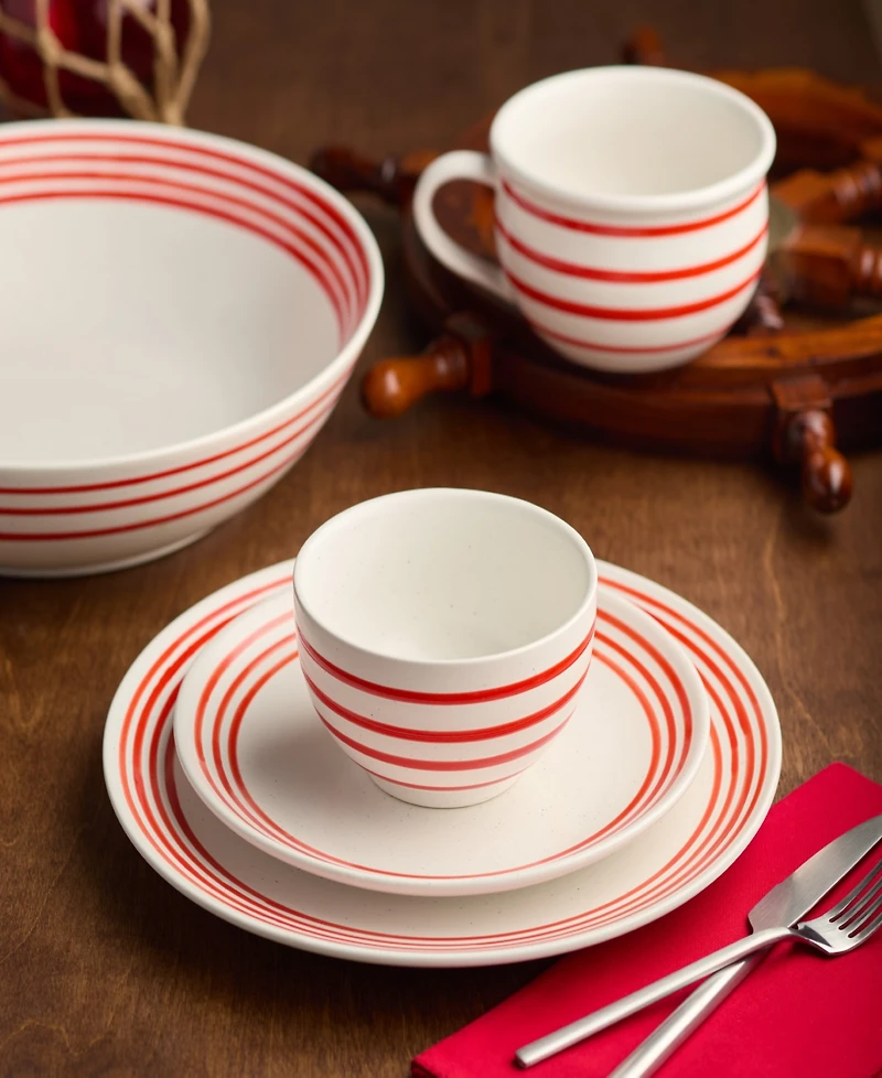 Certified International Dockside 4-Pc. Dinner Plates, Service For 4