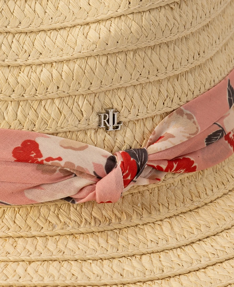 Lauren Ralph Lauren Fabric Band Fedora Hat