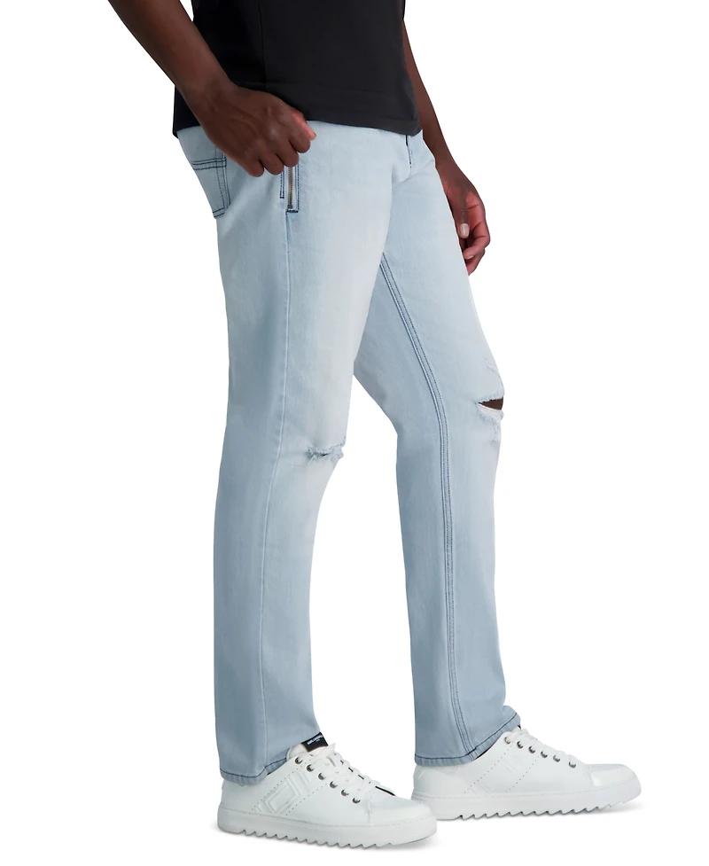 Karl Lagerfeld Paris Men's Straight Fit Jeans