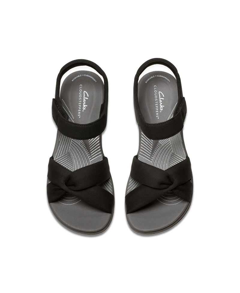 Clarks Women's Arla Daisy Slip On Flat Sandals