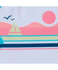 Andy & Evan Toddler Boys Toddler/Child Sailboat Graphic Rashguard Set