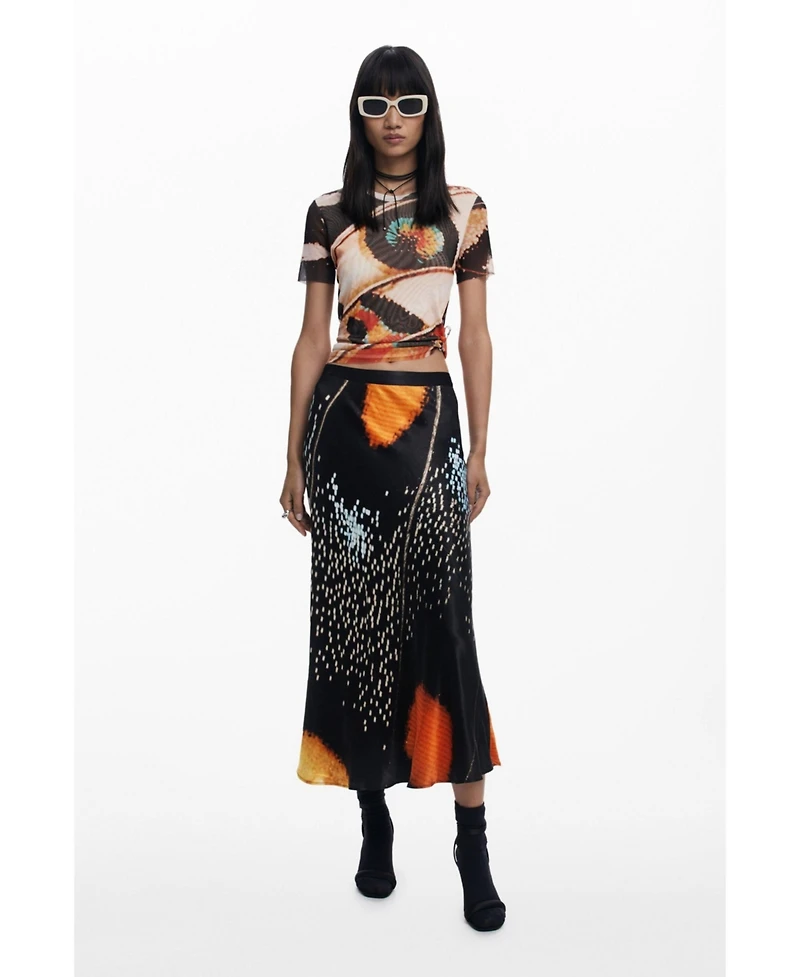 Desigual Women's T-shirt designed by Mr. Christian Lacroix