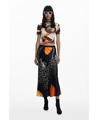 Desigual Women's T-shirt designed by Mr. Christian Lacroix
