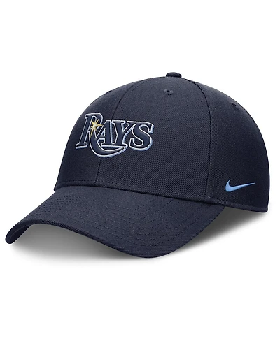 Nike Men's Navy Tampa Bay Rays Rise Gaberdine Adjustable Hat