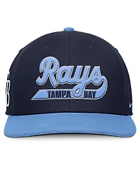 Nike Men's Navy/Light Blue Tampa Bay Rays Pro Performance Snapback Hat
