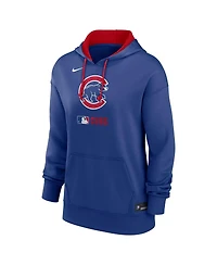 Nike Women's Royal Chicago Cubs Authentic Collection Performance Pullover Hoodie
