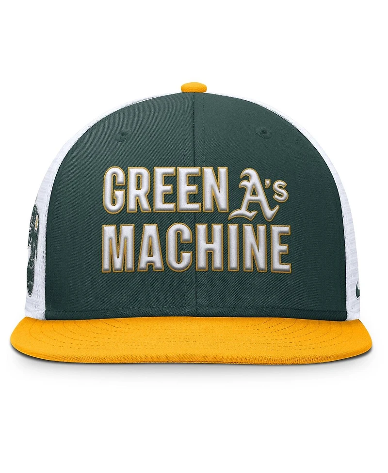 Nike Men's Green/Gold Athletics Pro Trucker Snapback Hat