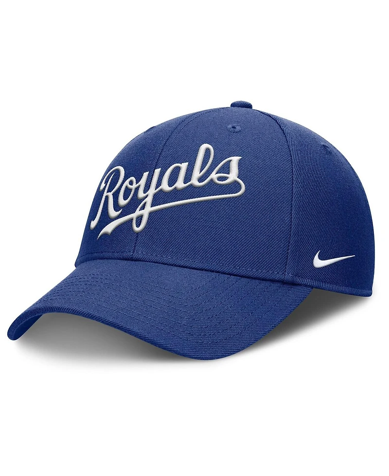 Nike Men's Royal Kansas City Royals Rise Gaberdine Adjustable Hat