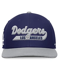 Nike Men's Navy/Gray Los Angeles Dodgers Pro Performance Snapback Hat