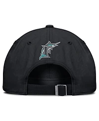 Nike Women's Black Florida Marlins Cooperstown Collection Club Adjustable Hat