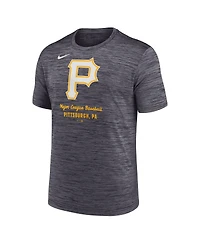 Nike Men's Gray Pittsburgh Pirates Velocity Performance T-Shirt