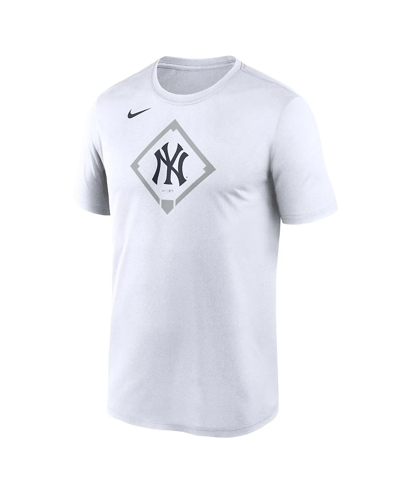 Nike Men's White New York Yankees Icon Legend Performance T-Shirt