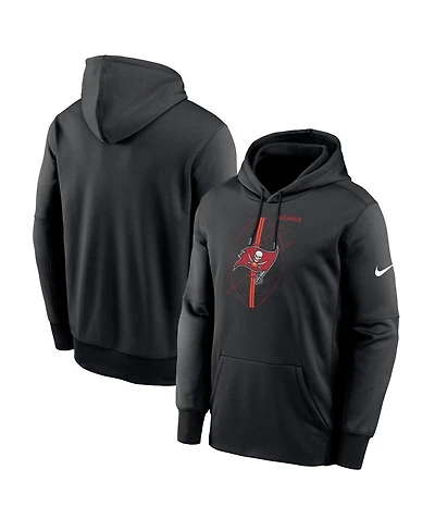 Nike Men's Black Tampa Bay Buccaneers Performance Fleece Pullover Hoodie