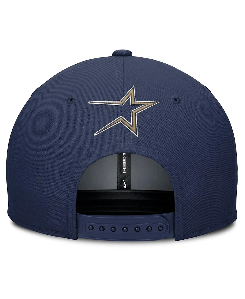 Nike Men's Gray/Navy Houston Astros Pro Performance Snapback Hat