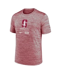 Nike Men's Cardinal Stanford Campus Center Block Velocity Performance T-Shirt