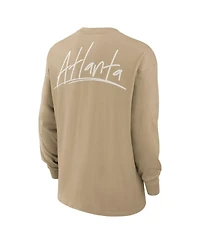 Nike Men's Tan Atlanta Falcons Essential Statement Max90 Long Sleeve T-Shirt