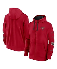 Nike Men's Red Tampa Bay Buccaneers Club Full-Zip Hoodie Jacket
