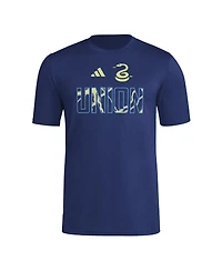 Adidas Men's Navy Philadelphia Union 2025 Jersey Hook Aeroready T-Shirt