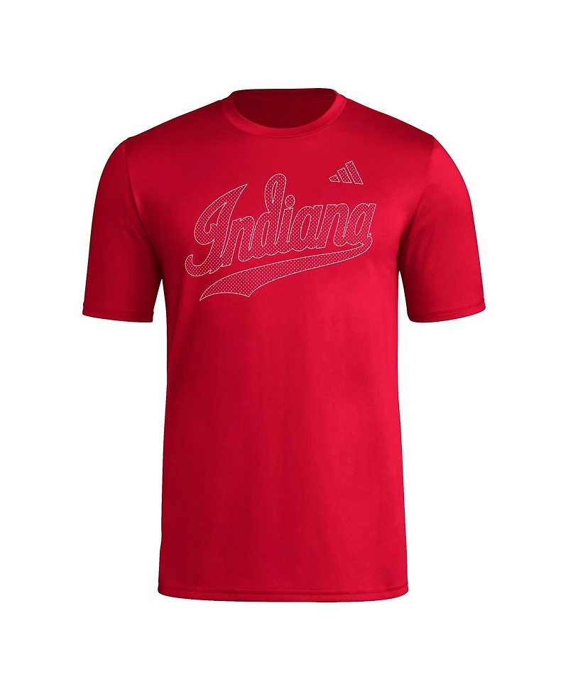 Adidas Men's Crimson Indiana Hoosiers Locker Local Impression T-Shirt