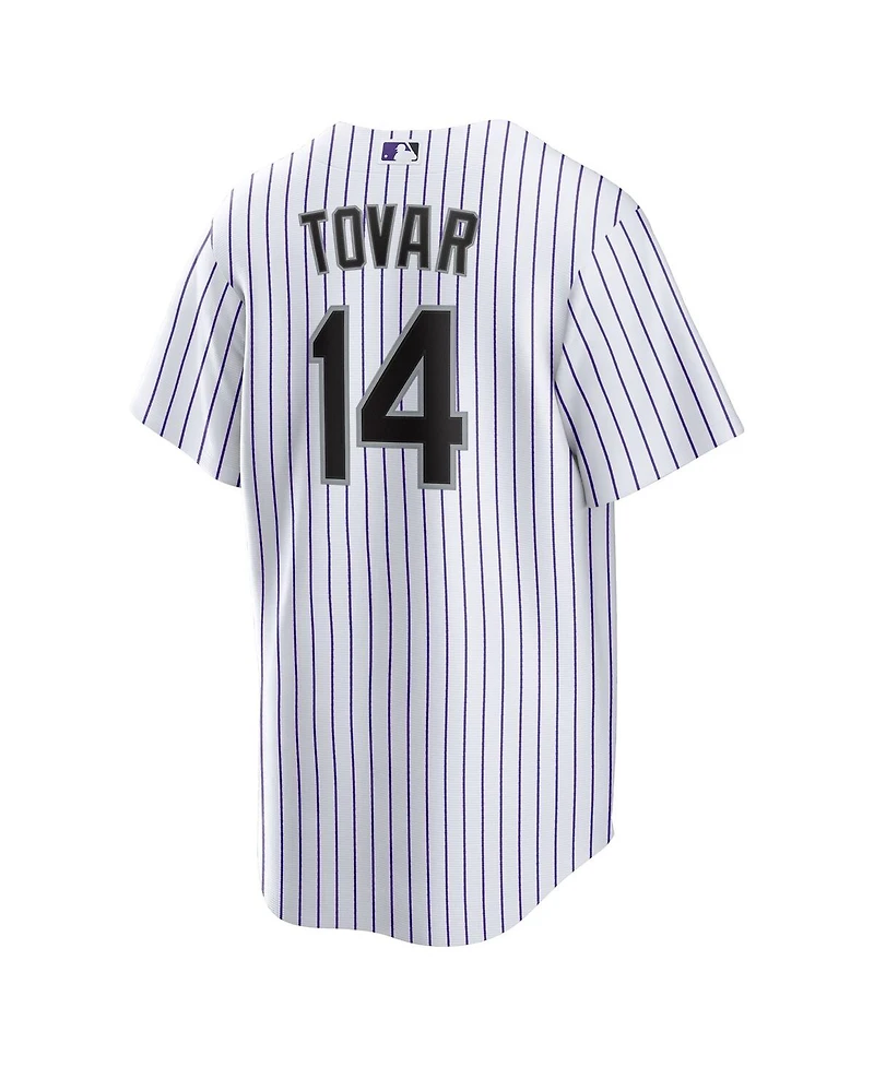 Nike Men's Ezequiel Tovar White Colorado Rockies Home Replica Jersey