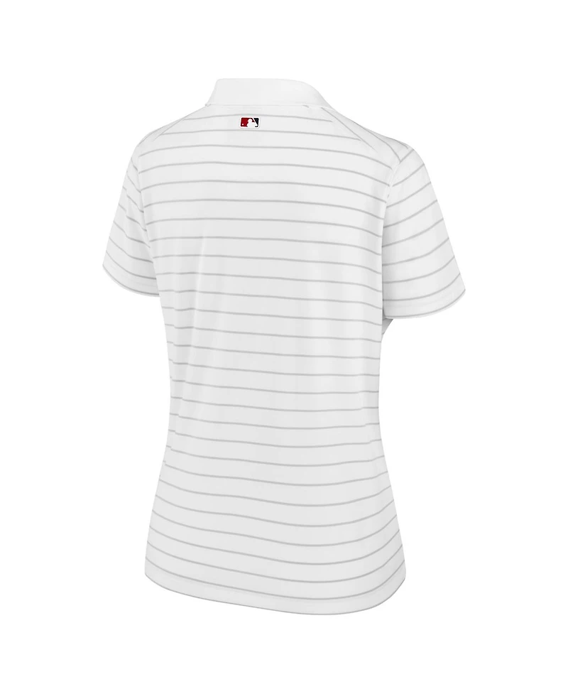 Nike Women's White Minnesota Twins Authentic Collection Victory Performance Polo Shirt