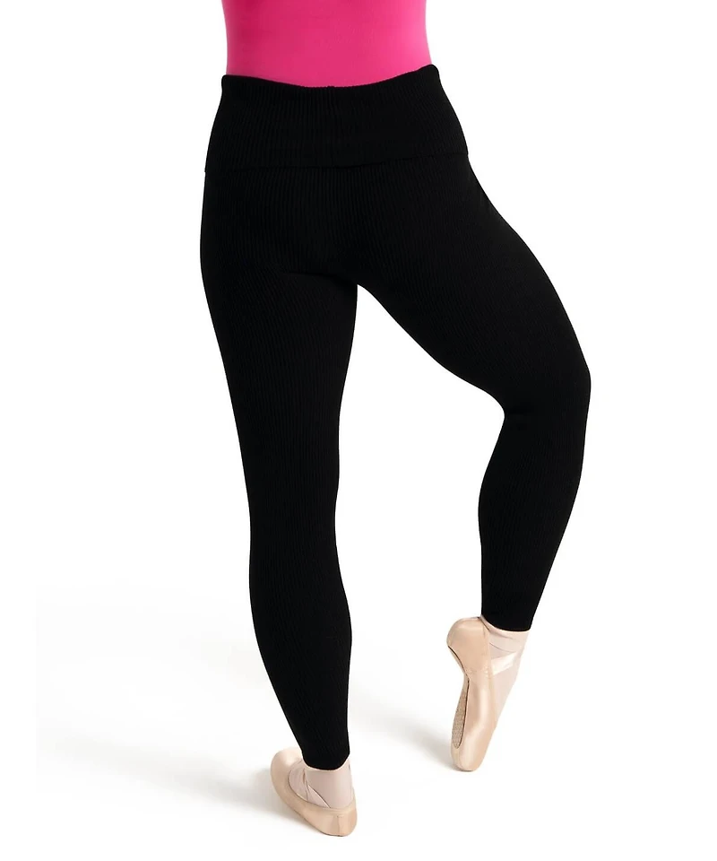 Capezio Women's Ribbed Sweater Knit Legging