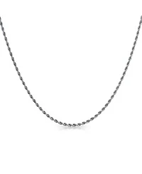 Bling Jewelry Classic Strong 3-5mm Twist Cable Wheat Foxtail Rope Chain Necklace